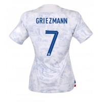 Echipament fotbal Franţa Antoine Griezmann #7 Tricou Deplasare Mondial 2022 pentru femei maneca scurta